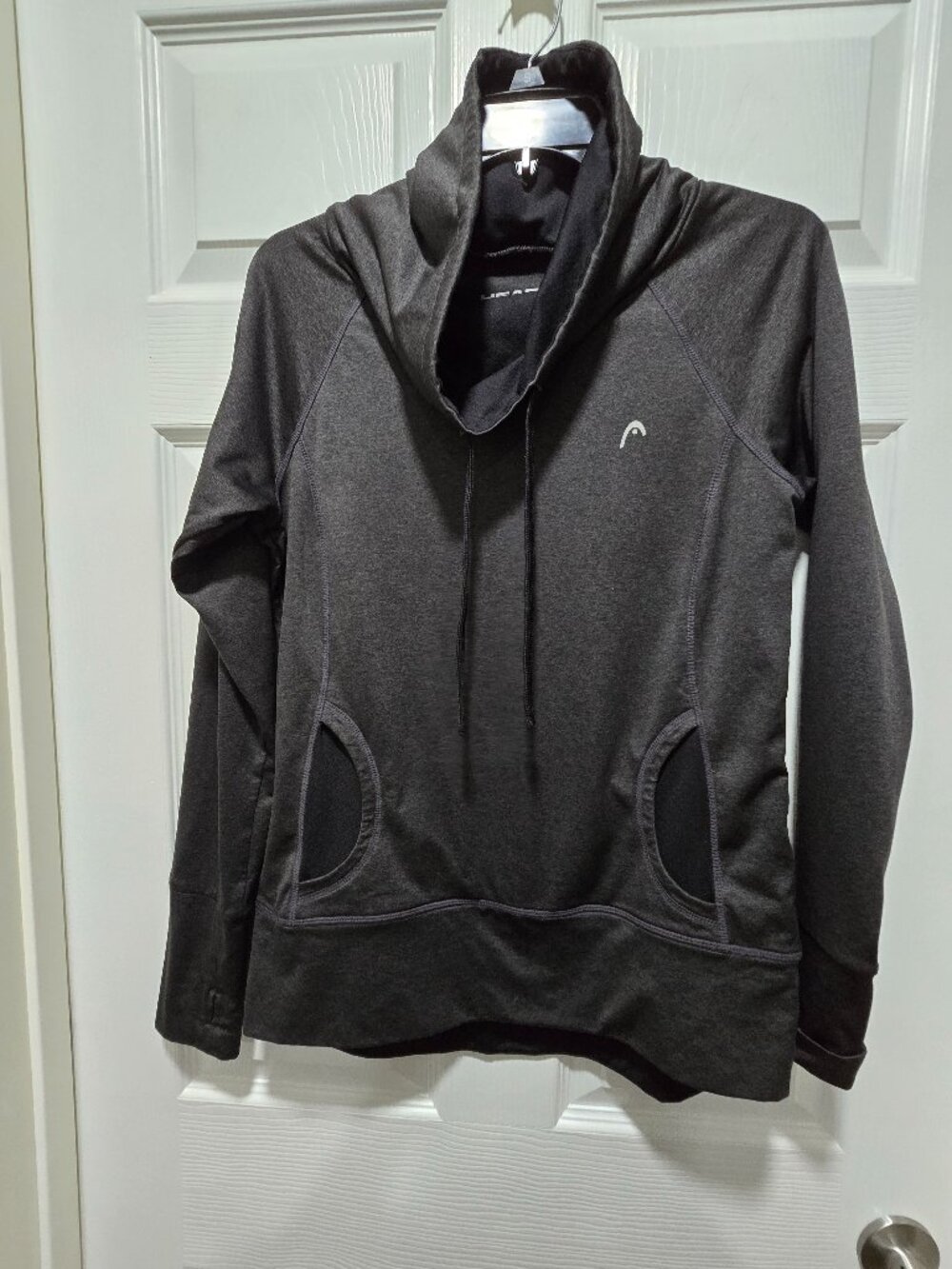 Head Womens Pullover Top Sweatshirt Runner Hiker Pickleball Medium Pockets Thumb